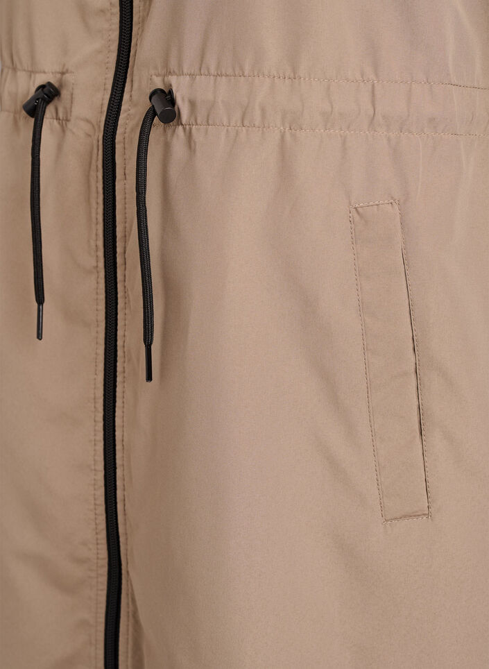 FLASH - Lekka kurtka z kapturem, Brązowy, Packshot image number 3