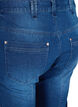 Jeansy capri o dopasowanym kroju z kieszeniami, Niebieskie, Packshot image number 3