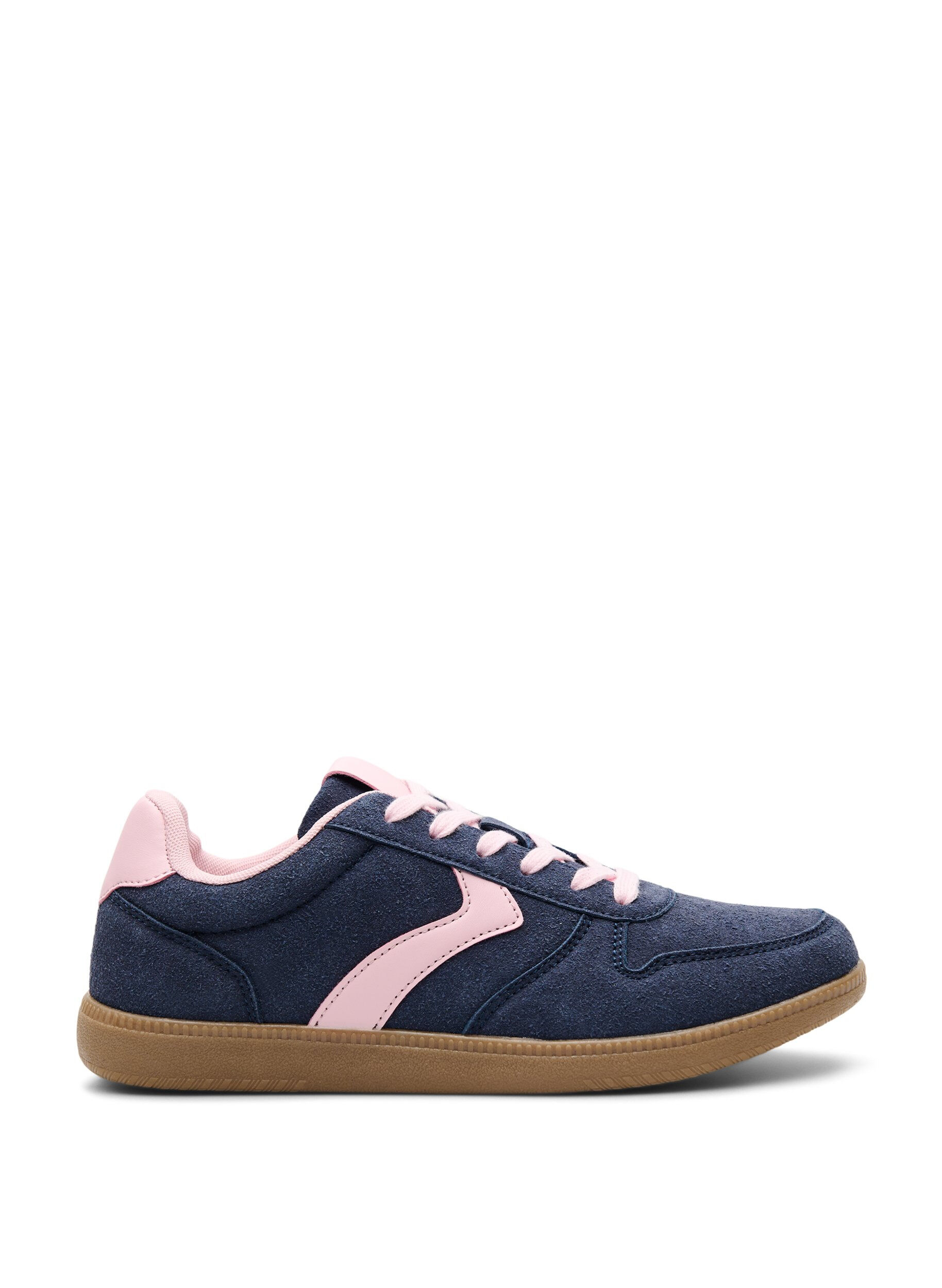 Sneakersy ze sztucznego zamszu