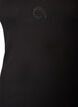 Dopasowany top z motywem, Czarne, Packshot image number 2