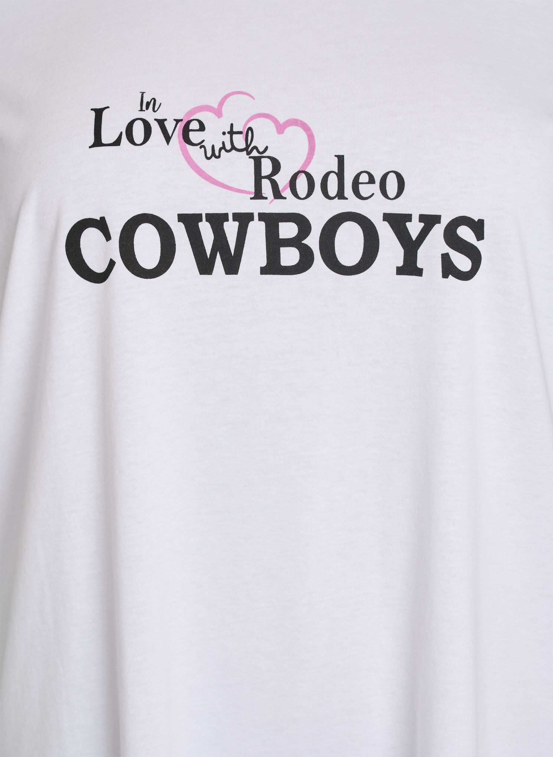 Zizzi Koszulka z nadrukiem, Biały, Packshot image number 2