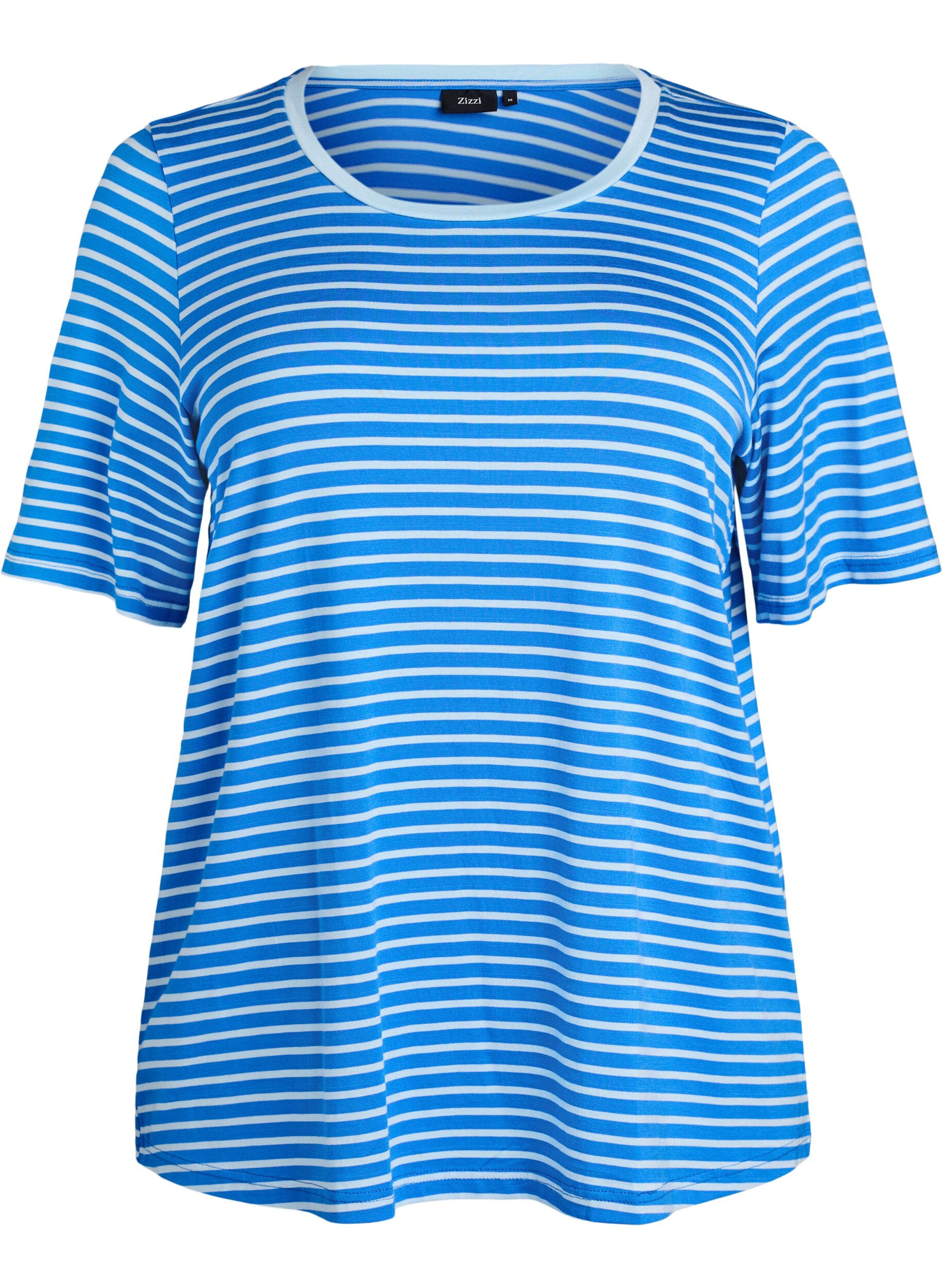 Koszulka z TENCEL&trade; Lyocell i paskami