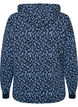 Bluza z kapturem z nadrukiem na calej powierzchni, Niebieskie, Packshot image number 1