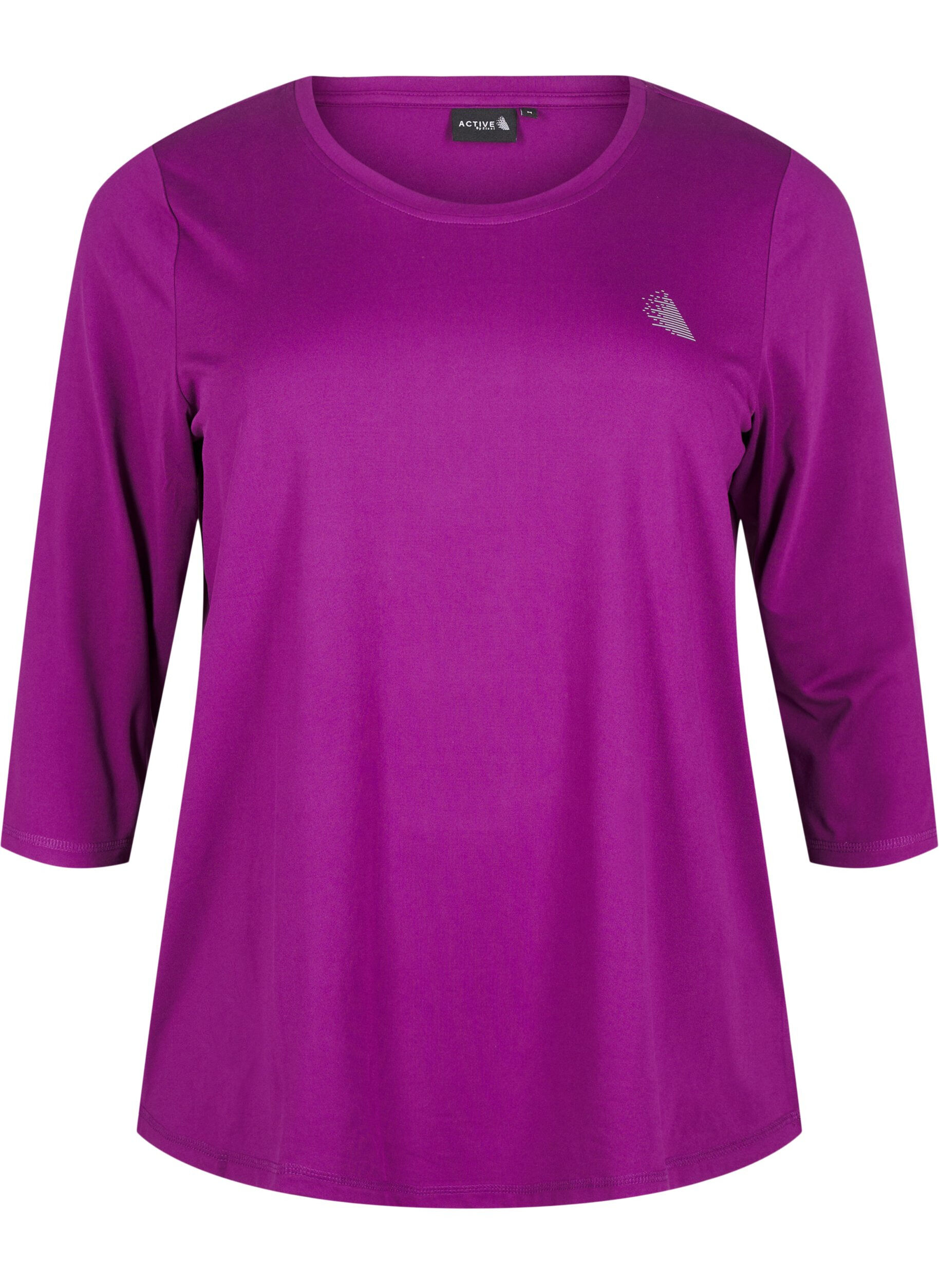 Zizzi Koszulka do cwiczen z rekawami 3/4, Fioletowy, Packshot image number 0