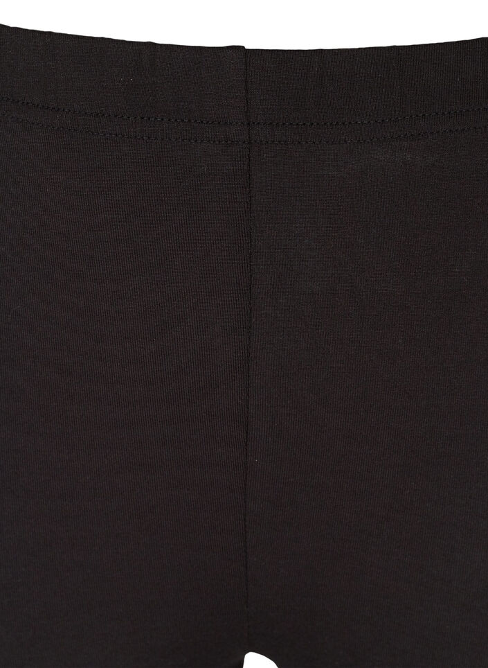 Legginsy o dlugosci 3/4 z guzikami, Czarne, Packshot image number 2