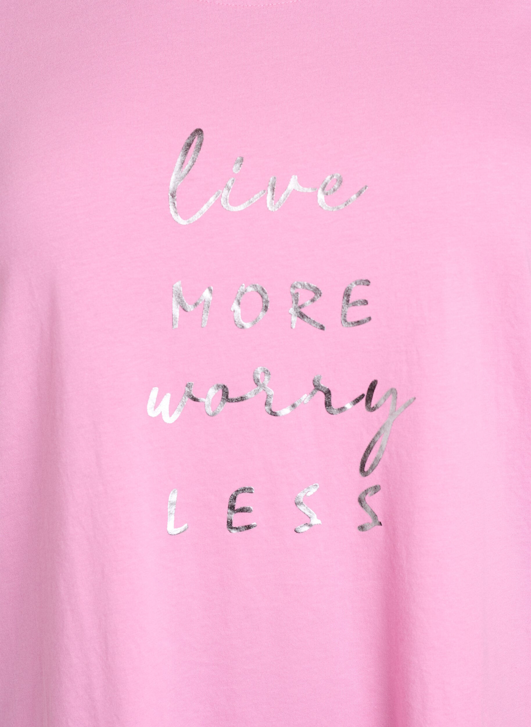 Zizzi FLASH - T-shirt z nadrukiem, R&oacute;żowy, Packshot image number 2