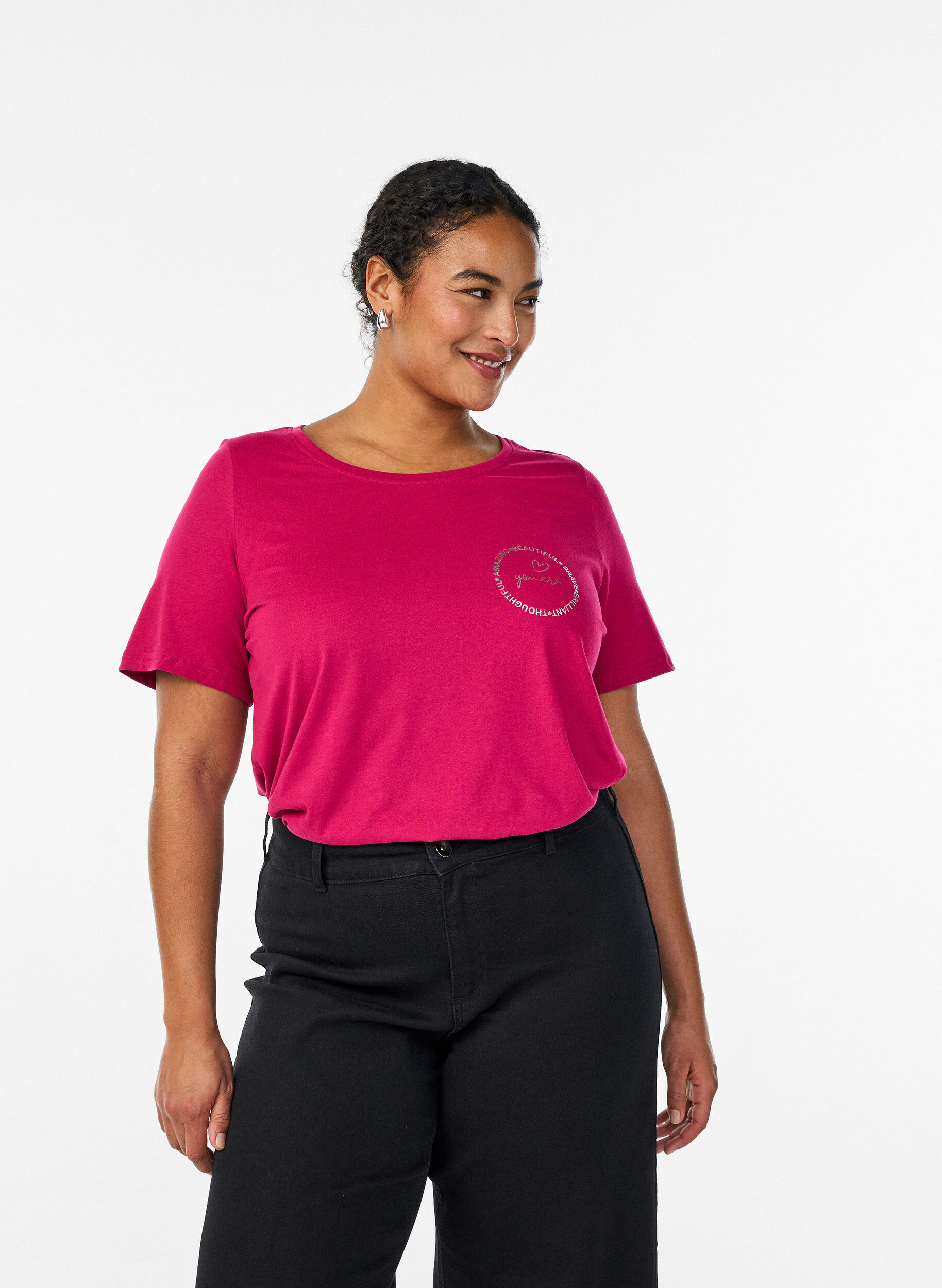 ZizziKoszulka z nadrukiem, Czerwony, Model image number 0