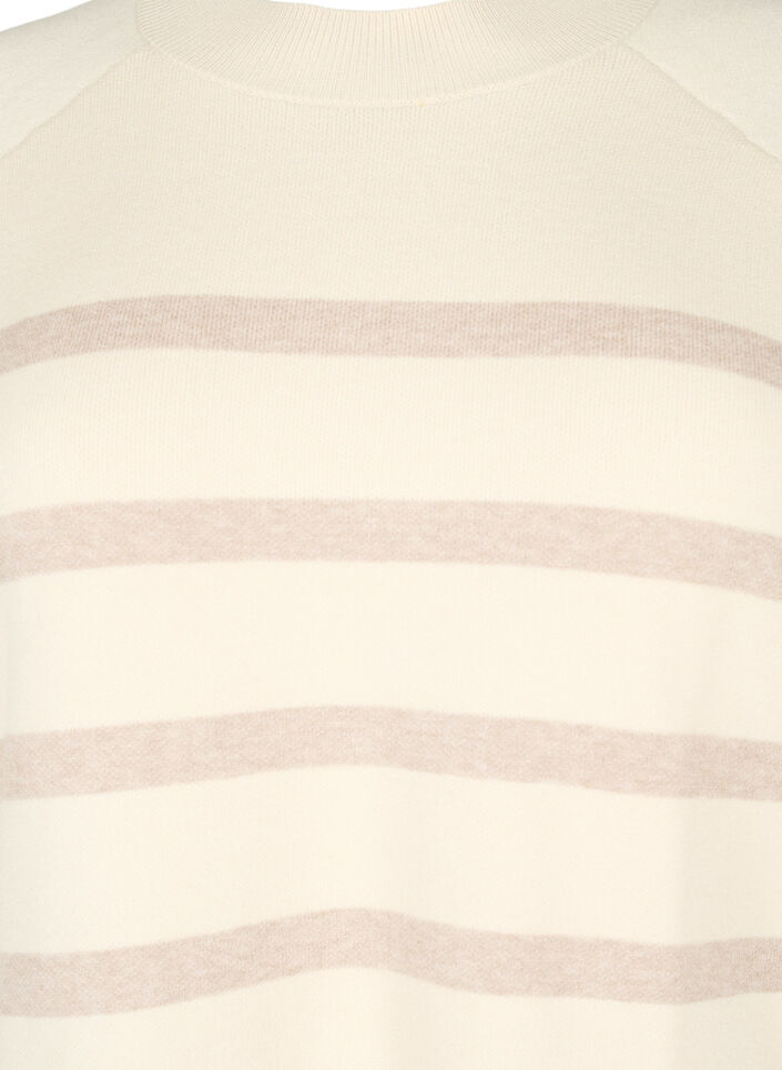 Sweter z mieszanki wiskozy z rozcieciem z boku, Birch W/Simply T., Packshot image number 2