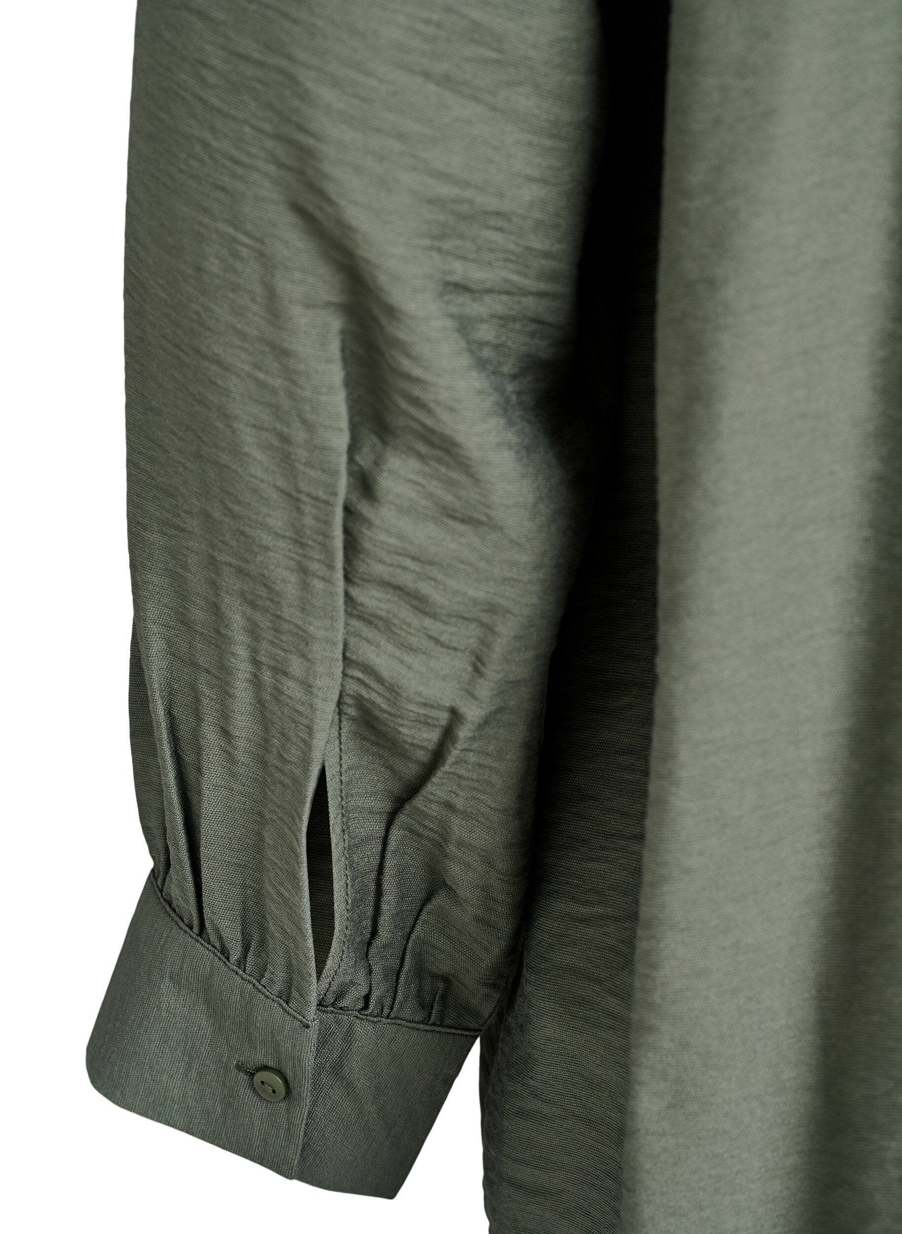 Zizzi Koszula wiskozowa w ksztalcie litery A, Zielony, Packshot image number 3