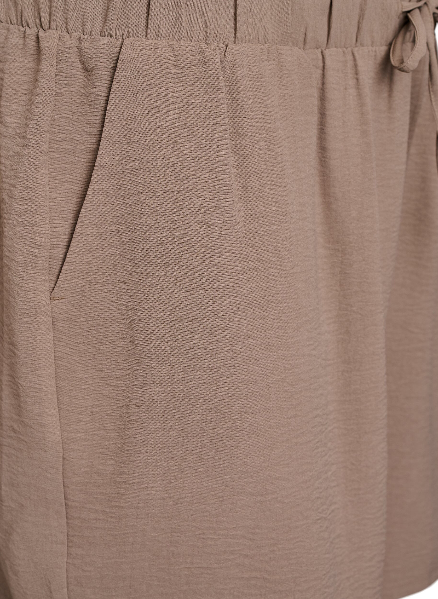 ZizziSzorty z kieszeniami i elastycznym paskiem, Brązowy, Packshot image number 2