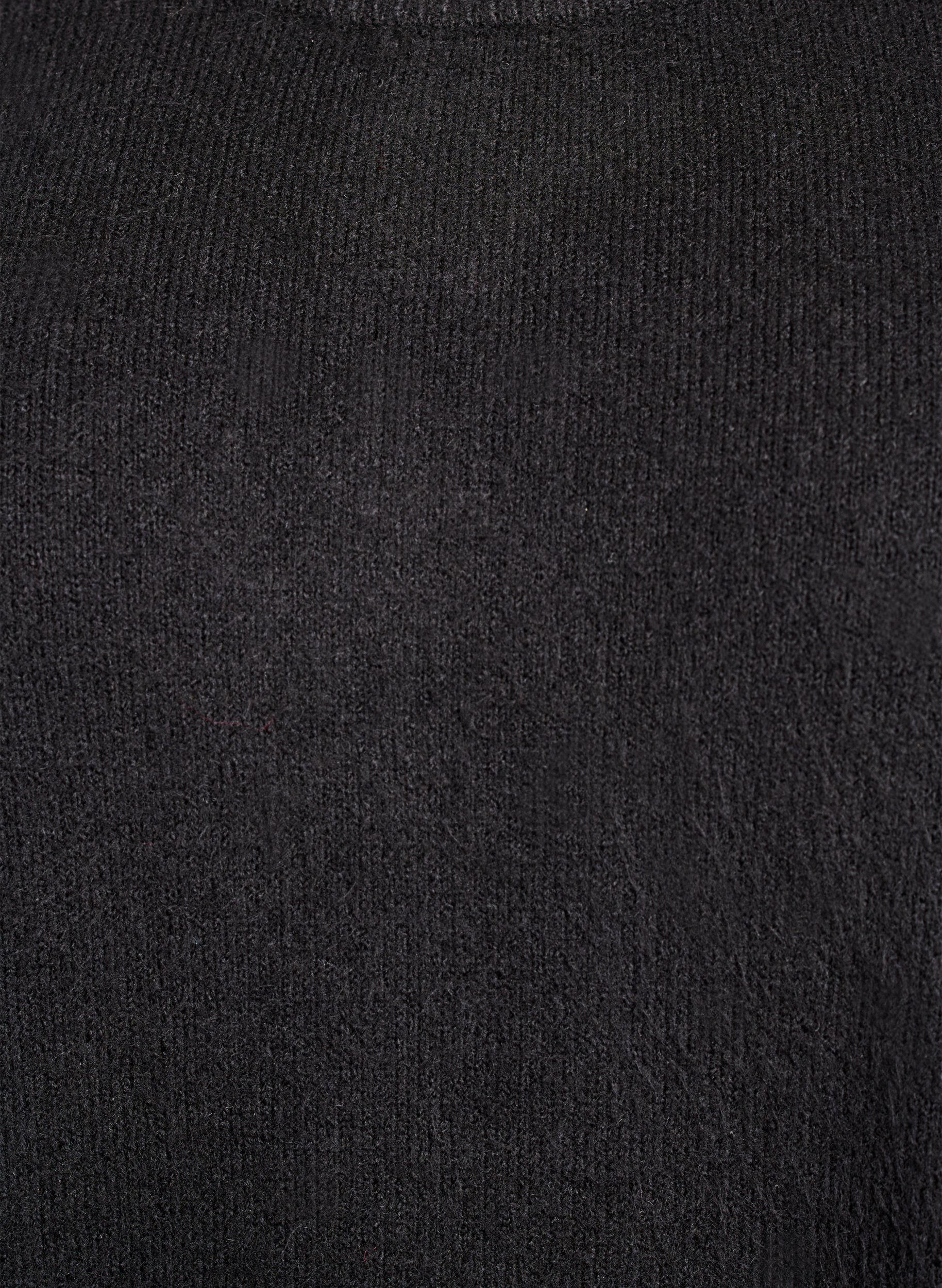 Zizzi Kr&oacute;tkiej, bezrekawnej sukienki dzianej, Czarne, Packshot image number 2