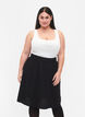 Loose viscose skirt, Black, Model image number 0