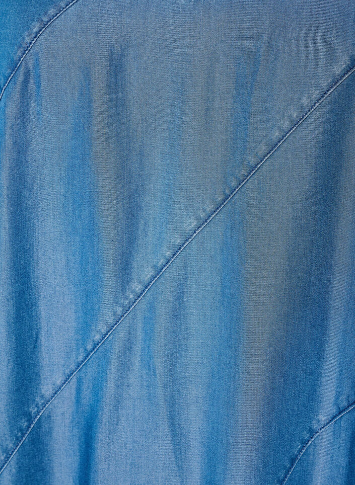 Sukienka na ramiaczkach w stylu jeansowym wykonana z TENCEL&trade; Lyocell, Niebieskie, Packshot image number 2