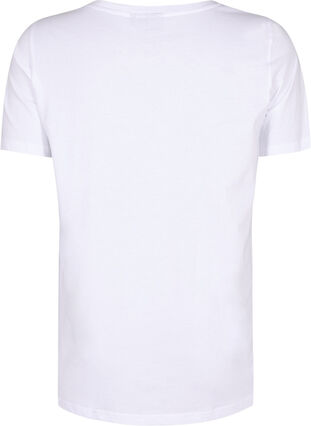 Bawelniana koszulka z motywem, B. White w. Sulphur, Packshot image number 1