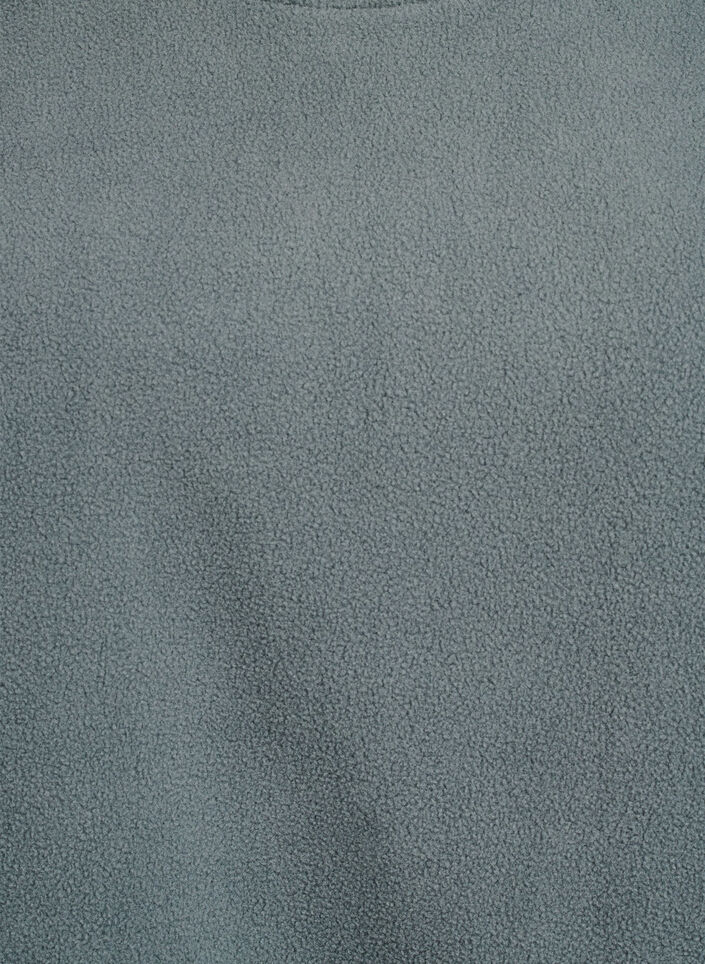 Luzna bluzka polarowa z kieszeniami, Zielony, Packshot image number 2