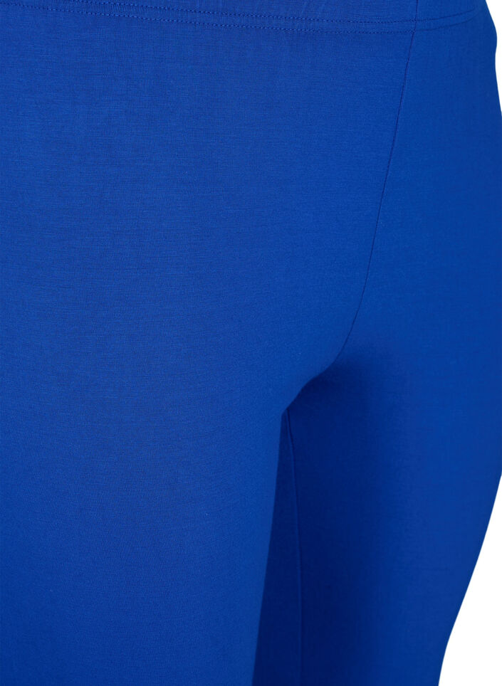Legginsy z wiskozy w stylu basic, Niebieskie, Packshot image number 2