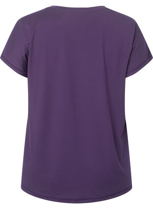 Koszulka treningowa z krótkim rekawem, Purple Plumeria, Packshot image number 1