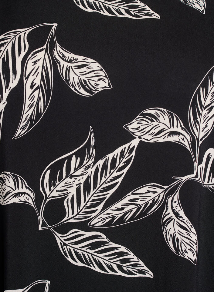 Flash – sukienka z wiskozy z wcieciem, Czarne, Packshot image number 2