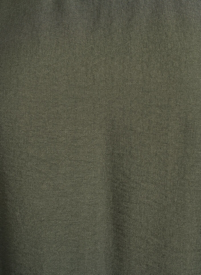 Bluzka z wiskozy z rekawem 1/2, Zielony, Packshot image number 2