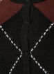 Kardigan w krate argyle, Czarne, Packshot image number 2