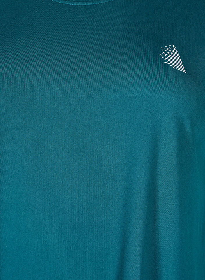 Dluga koszulka treningowa, Zielony, Packshot image number 2