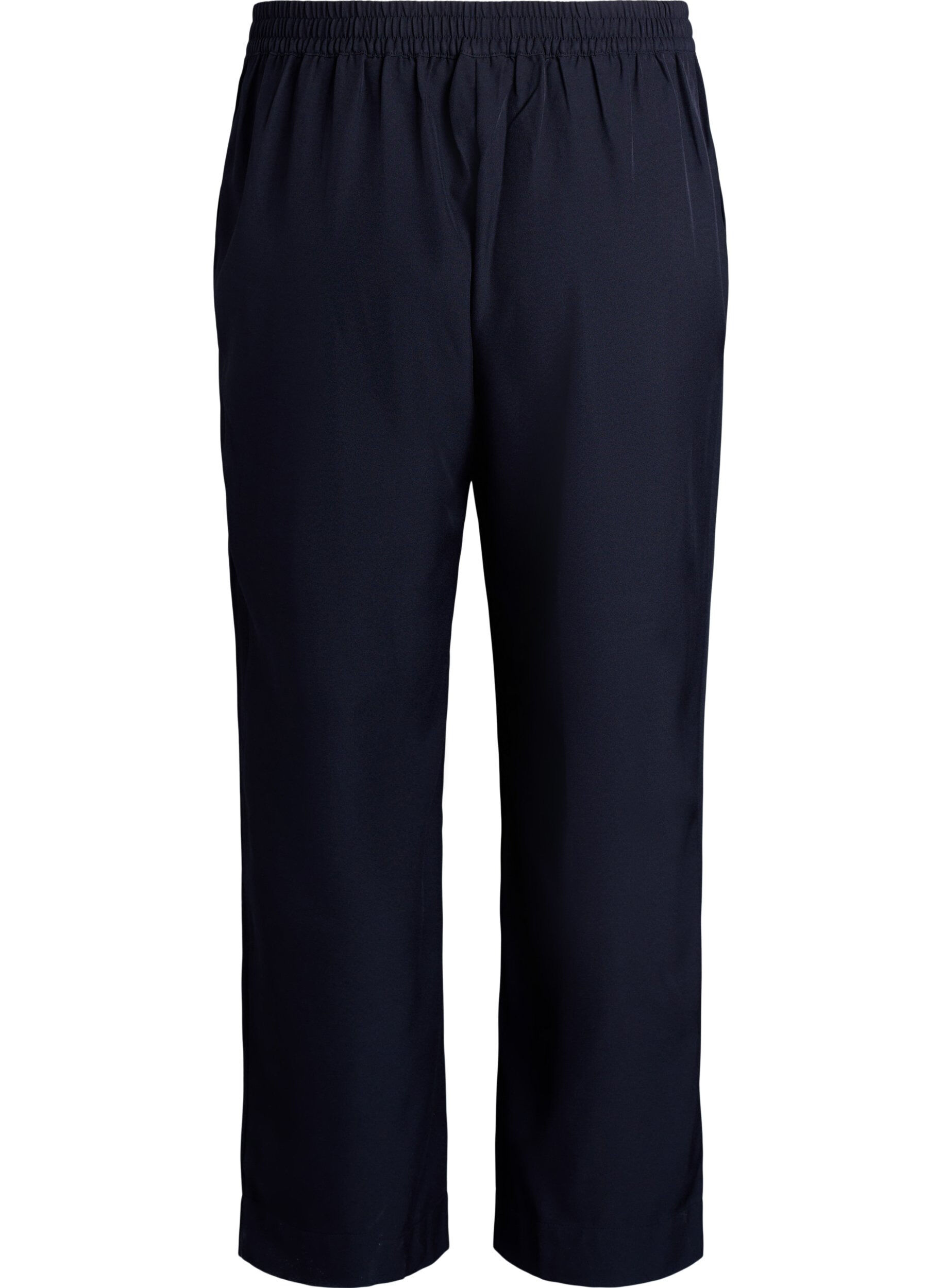 Zizzi FLASH - Luzne spodnie z kieszeniami, Czarne, Packshot image number 1