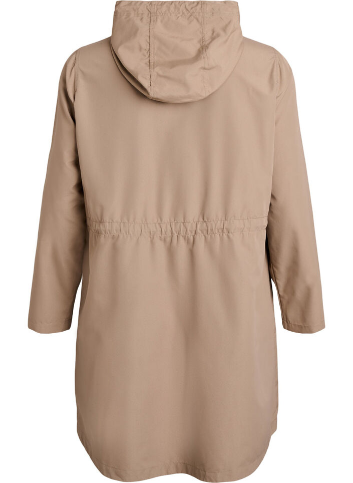 FLASH - Lekka kurtka z kapturem, Brązowy, Packshot image number 1