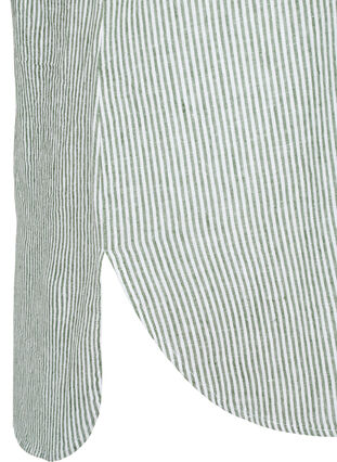 Koszula o przedluzonym kroju z krótkimi rekawami, Black Forest Stripe, Packshot image number 3