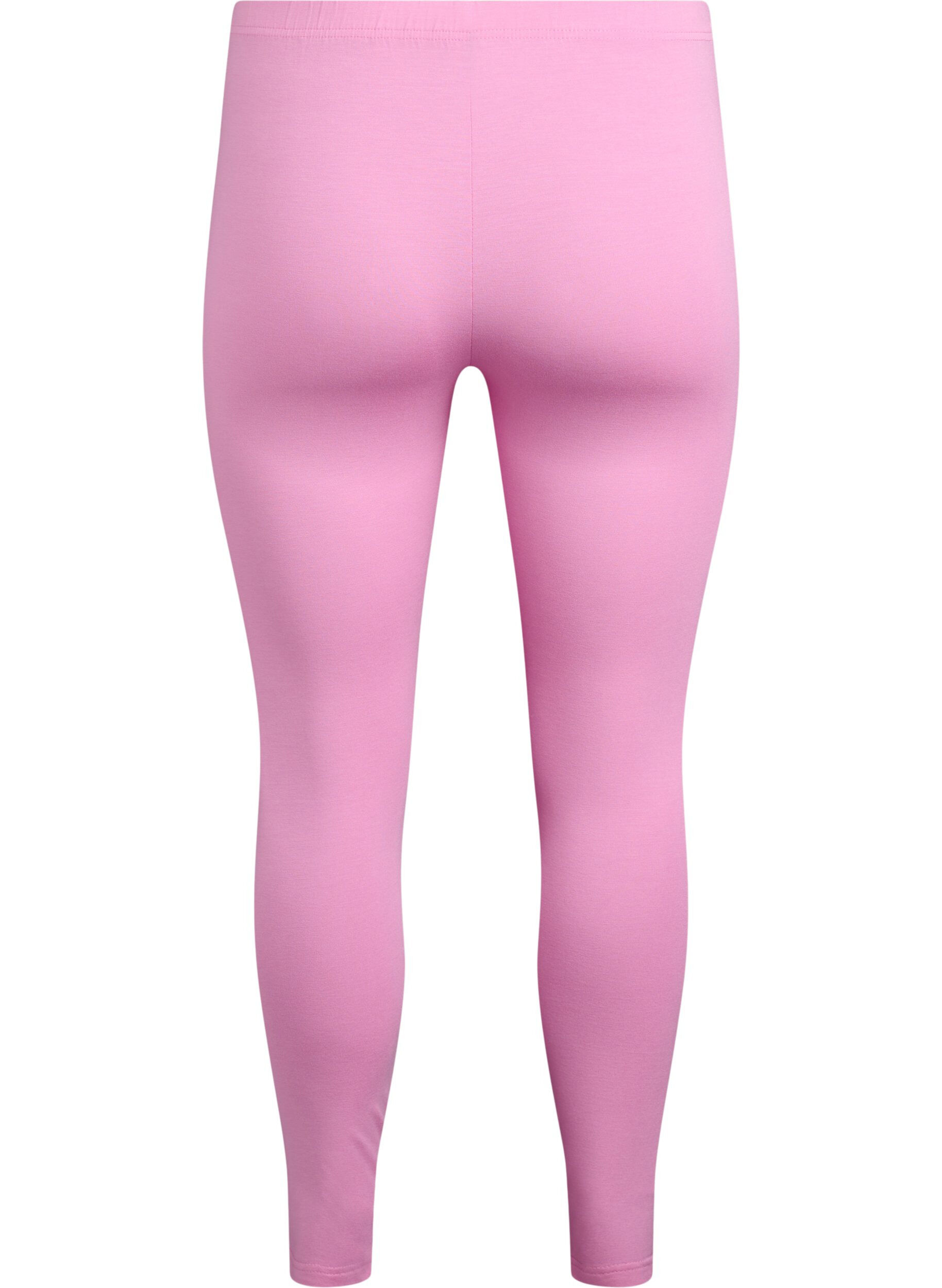 Zizzi Legginsy basic z wiskozy, R&oacute;żowy, Packshot image number 1