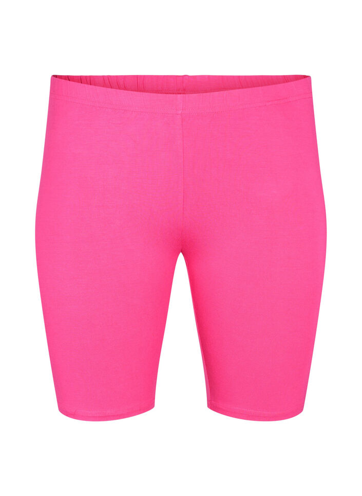 Jednokolorowe szorty rowerowe typu basic, R&oacute;żowy, Packshot image number 0