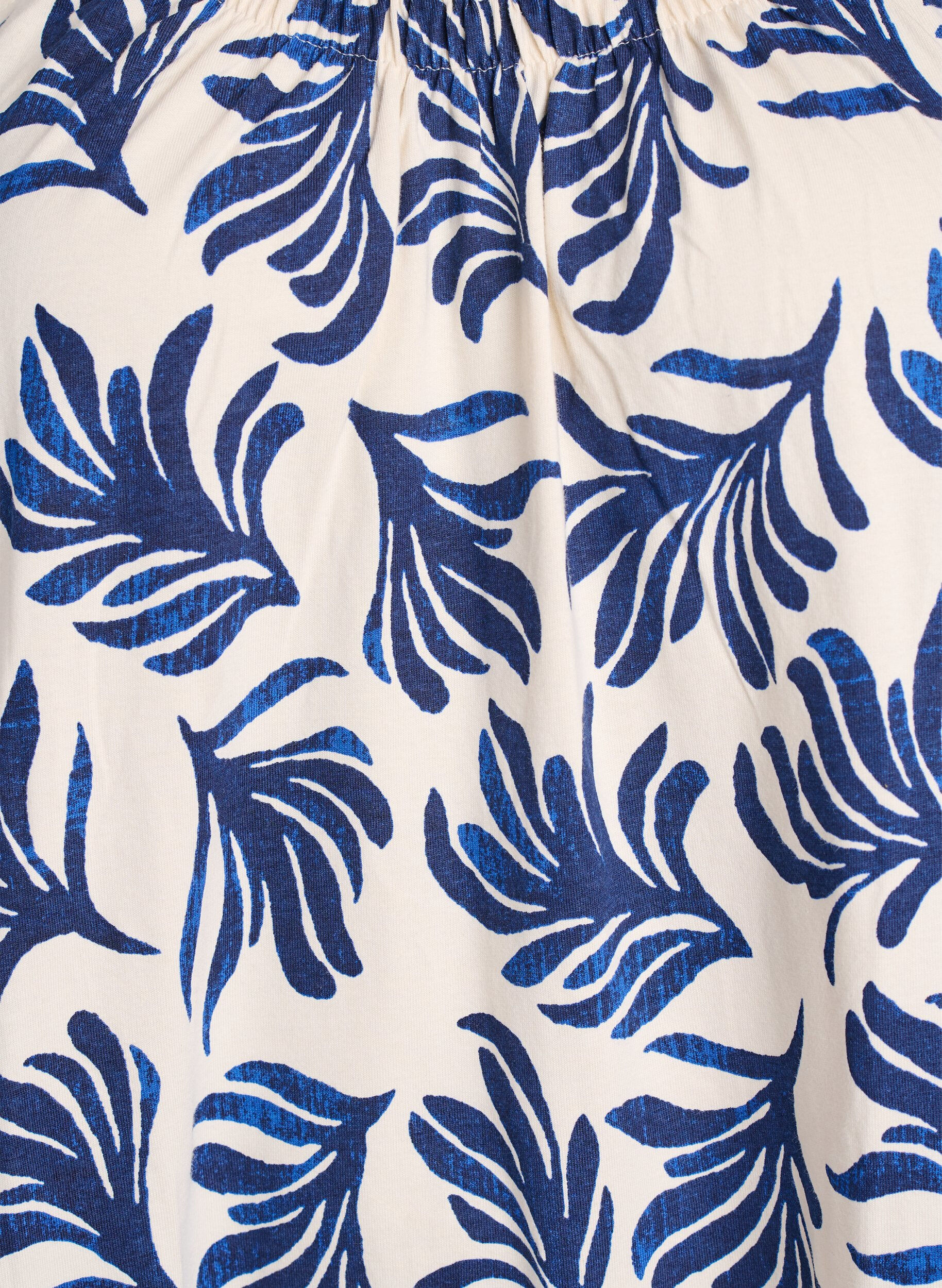 ZizziSukienka midi na ramiaczkach z organicznej bawelny, Biały, Packshot image number 2