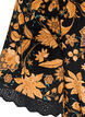 Bawelniana bluzka w kwiaty z wiazaniem, Pomarańczowy, Packshot image number 4