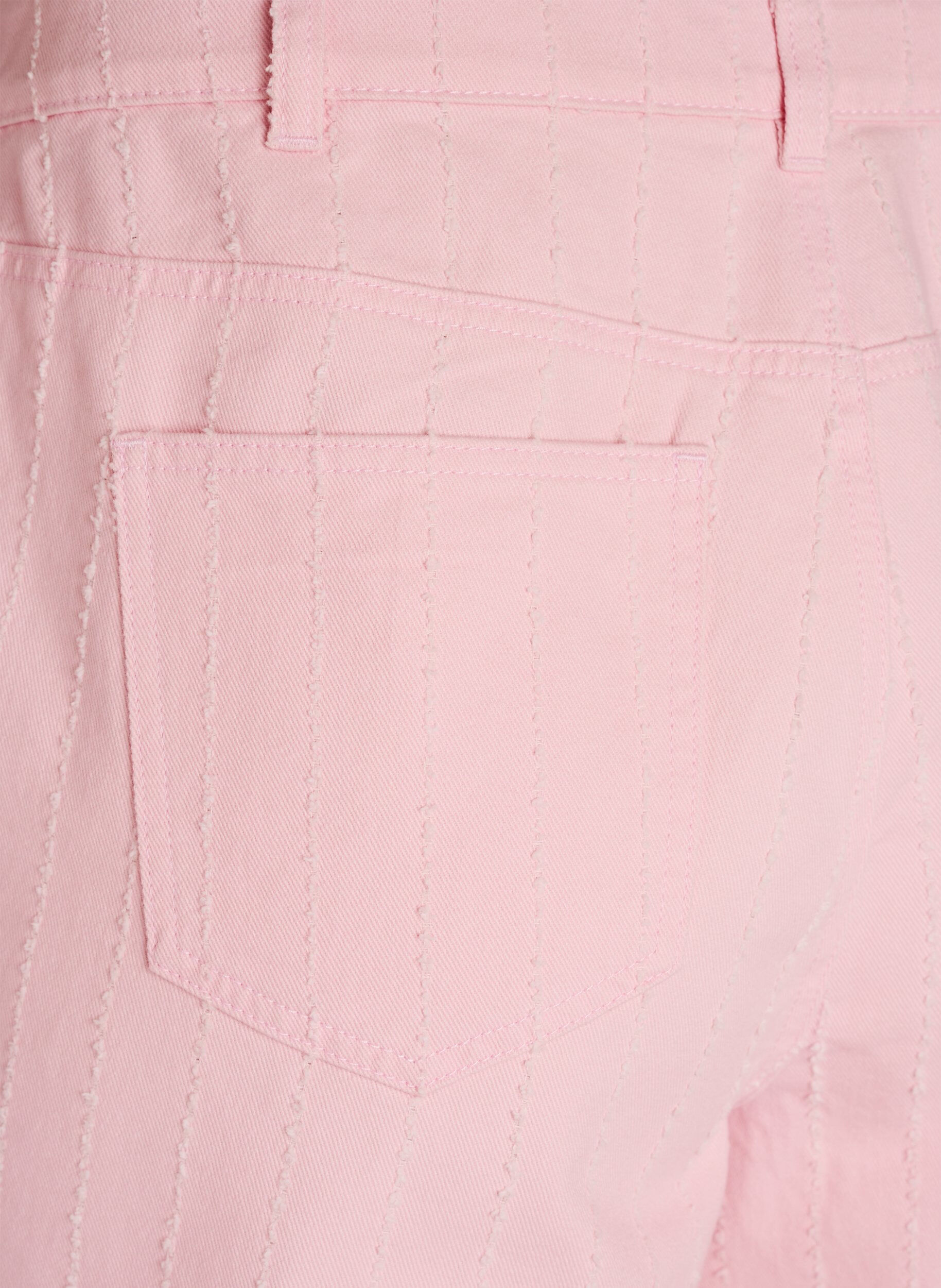 Zizzi Jeansy Myra z kolorowego denimu, o szerokim kroju i fakturowanym wzorze, R&oacute;żowy, Packshot image number 3