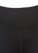 Przyciete proste legginsy sportowe, Czarne, Packshot image number 3