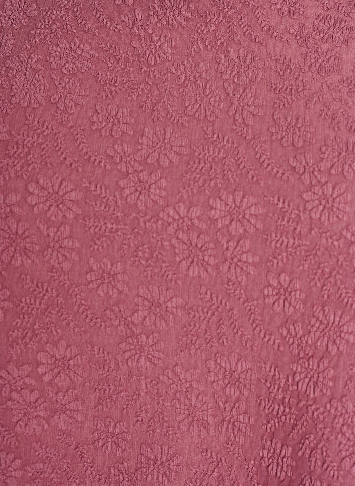 Strukturalna bluzka z krótkim rekawem, Różowy, Packshot image number 2