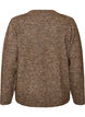 Sweter z dekoltem w serek, Brązowy, Packshot image number 1