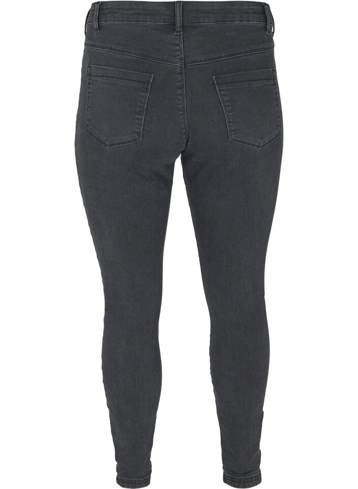 Jegginsy z mieszanki bawelny, Grey Denim, Packshot image number 1