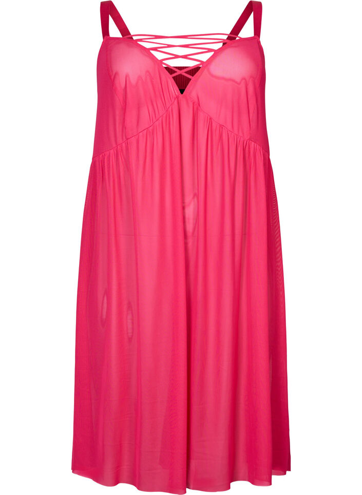 Mesh nightdress with string, Jazzy, Packshot image number 0