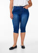 Amy capri jeans z wysokim stanem i bardzo dopasowanym krojem, Niebieskie, Model image number 2