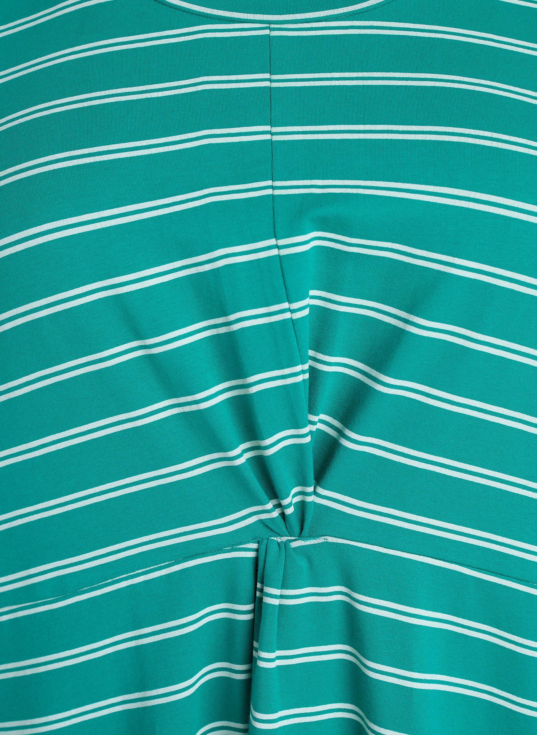 Zizzi Sukienka bawelniana z efektem skretu, Zielony, Packshot image number 2