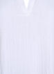 Krótka sukienka o linii A z bawelnianego muslinu, Biały, Packshot image number 2