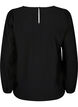 Bluzka z wiskozy z szydelkowym detalem, Black, Packshot image number 1