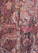 Sukienka midi z nadrukiem paisley i elastyczna talia, Fioletowy, Packshot image number 2