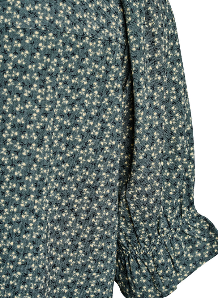 Bluzka koszulowa z póldlugimi rekawami, Zielony, Packshot image number 3