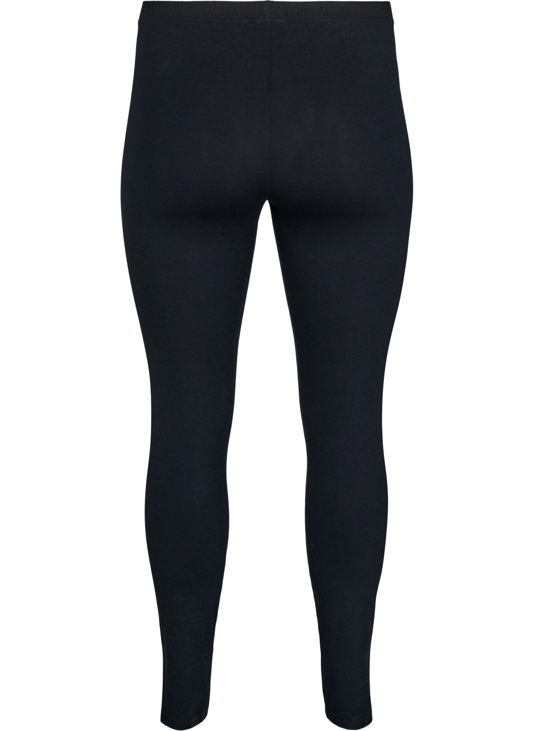 ZizziPrzedluzone legginsy Basic, Czarne, Packshot image number 1