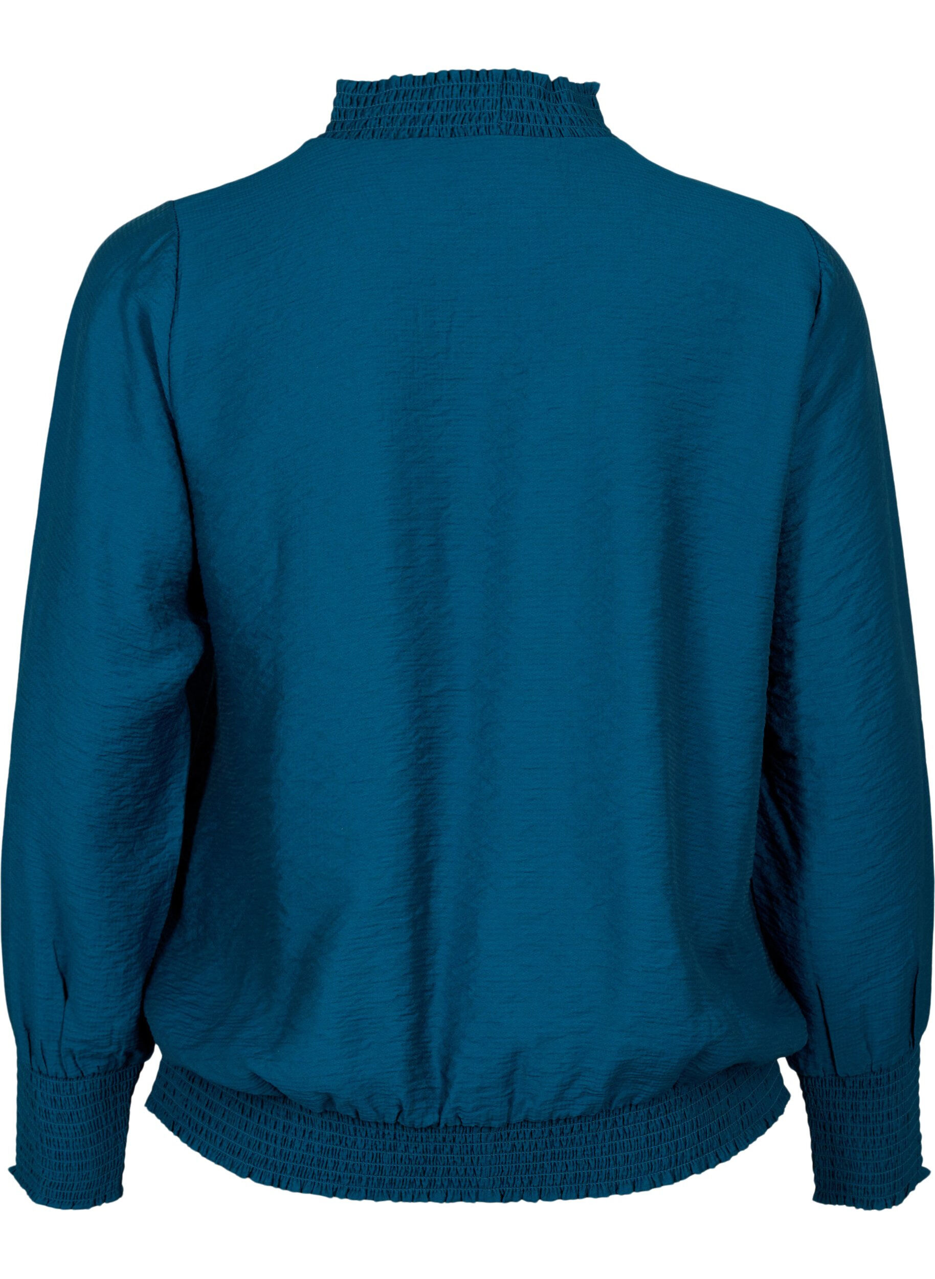 Zizzi Bluzka z wiskozy, Reflecting Pond, Packshot image number 1