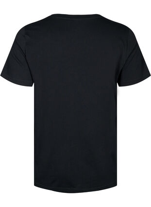 Swiateczna koszulka z cekinami, Black W. Loading, Packshot image number 1