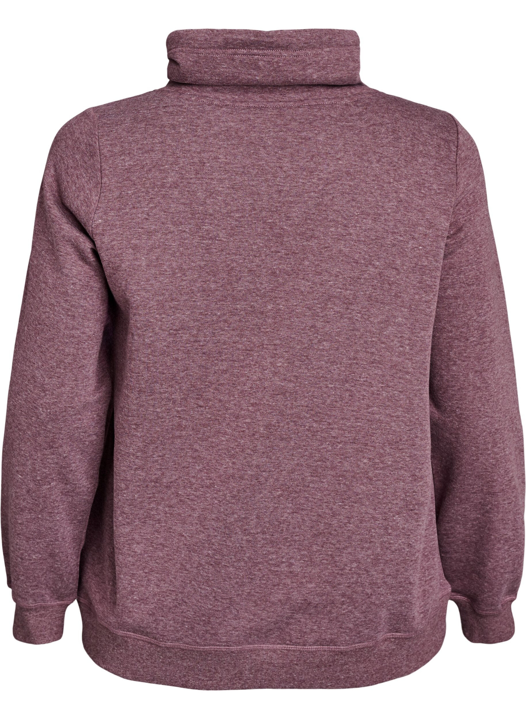 ZizziBluza z wysokim kolnierzem i kieszeniami, Czerwony, Packshot image number 1