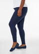 Legginsy Basic o przedluzonej dlugosci, Niebieskie, Model image number 2