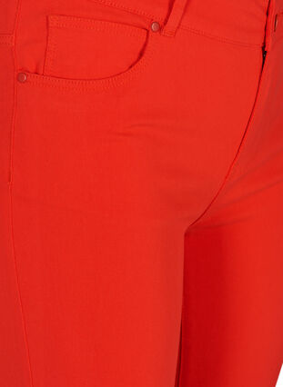 Spodnie o waskim kroju z kieszeniami, Flame Scarlet, Packshot image number 2